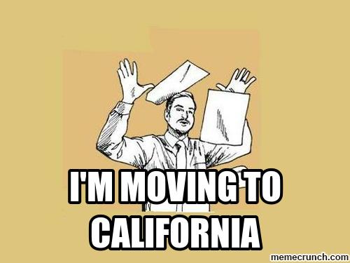 Moving to California